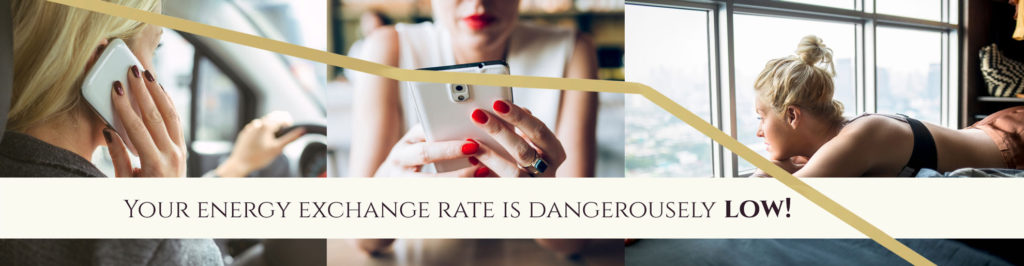 Your energy exchange rate is dangerously low!